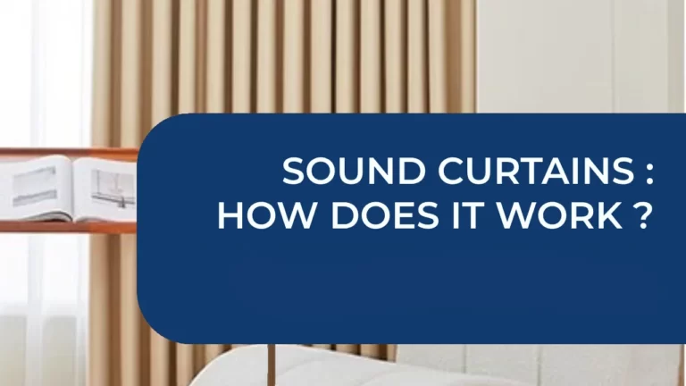 How a soundproof curtain works, explained